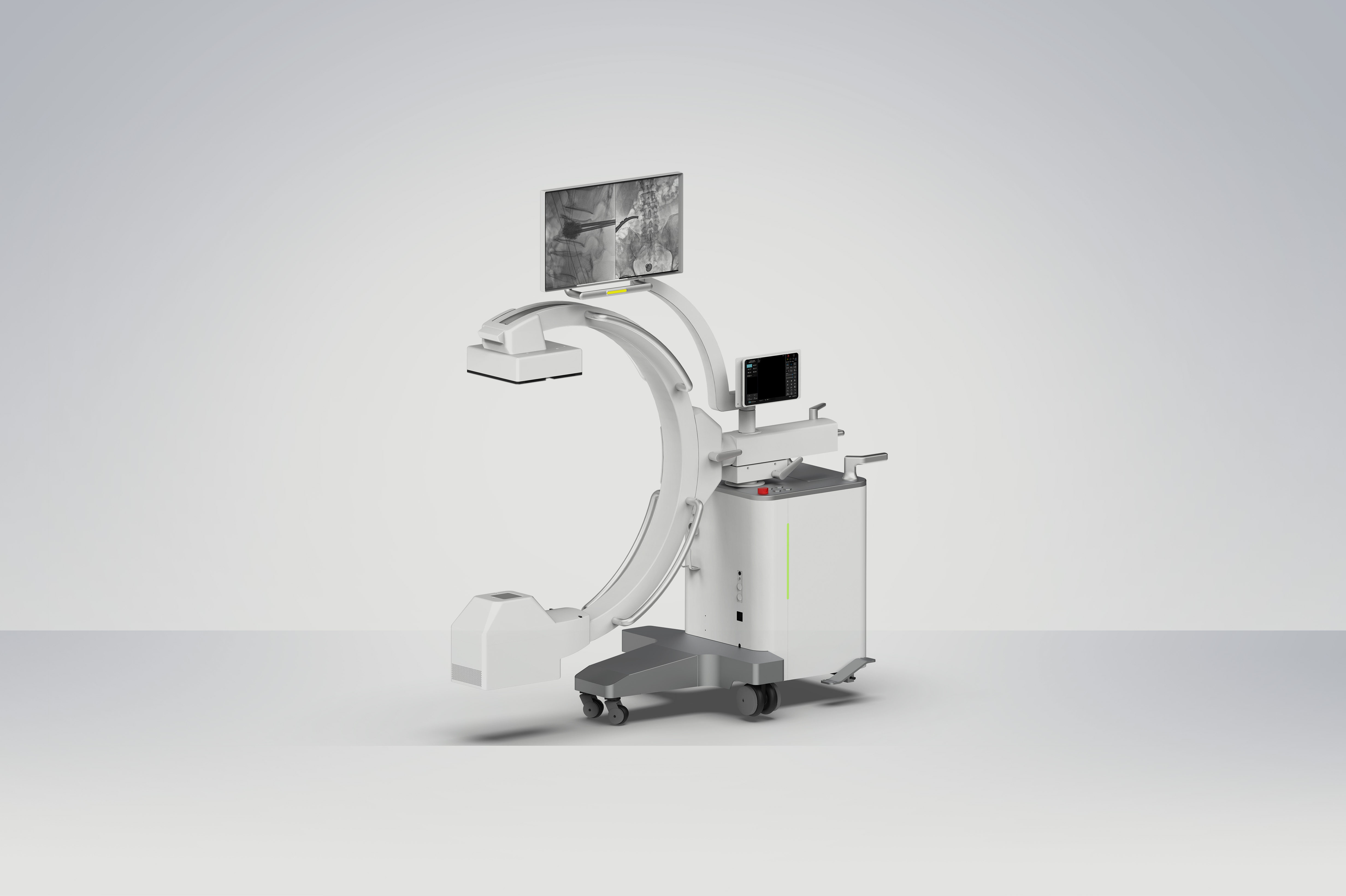 Mega Pixel HF Mobile C-Arm X-Ray Machine